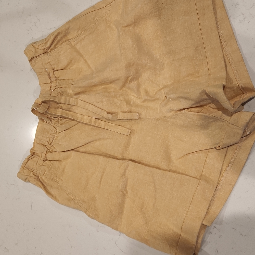 Cream Yellow Shorts